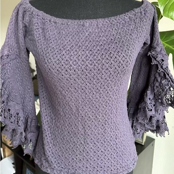 Jen’s Pirate Booty for Free People lace top s - Picture 1 of 8